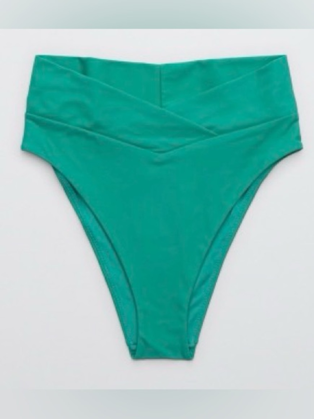 aerie High-Waist High-Cut Cheeky Bikini Bottoms